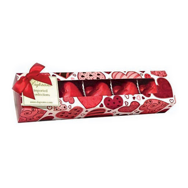 Lotta Love Slide Box Italian Chocolate Hearts - Daprano & Company