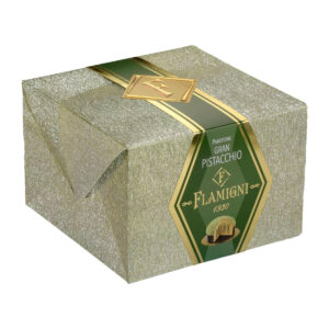 Flamigni Cakes | Daprano and Company | Flamigni Gran Pistacchio Panettone | Pistachio Filled Panettone