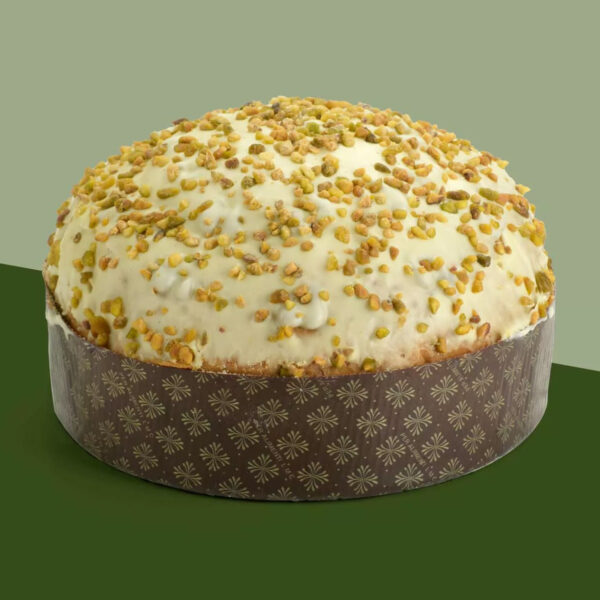 flamigni cakes | daprano and company | flamigni gran pistacchio panettone | pistachio filled panettone